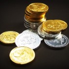 Tower Rate Coin Economy Cash Gold Isolated