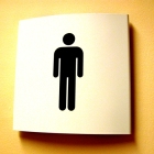 Men's Bathroom Sign